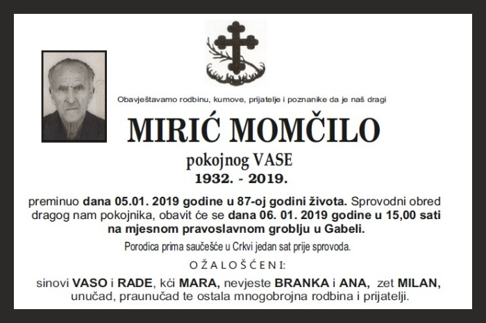 Mirić  Momčilo