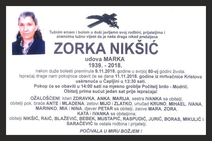 Zorka  Nikšić