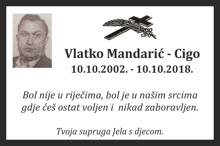 Vlatko Mandarić  Cigo