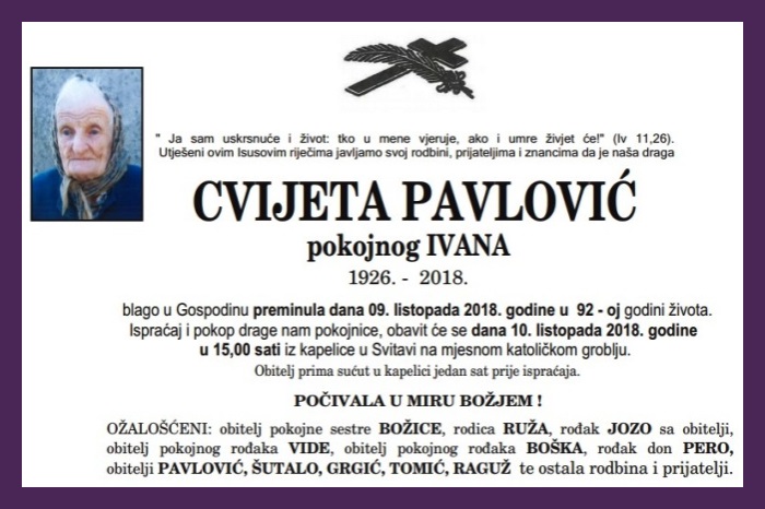 Cvijeta  Pavlović