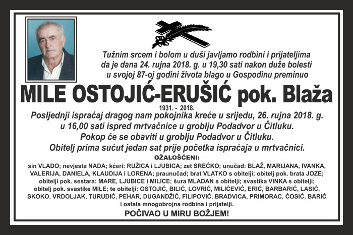 Mile Ostojić –  Erušić