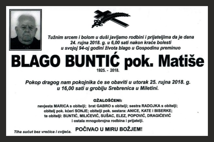 Blago  Buntić