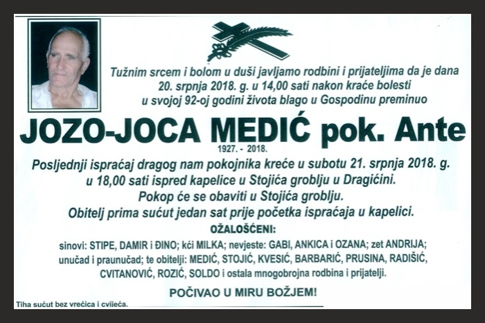 Jozo – Joca  Medić