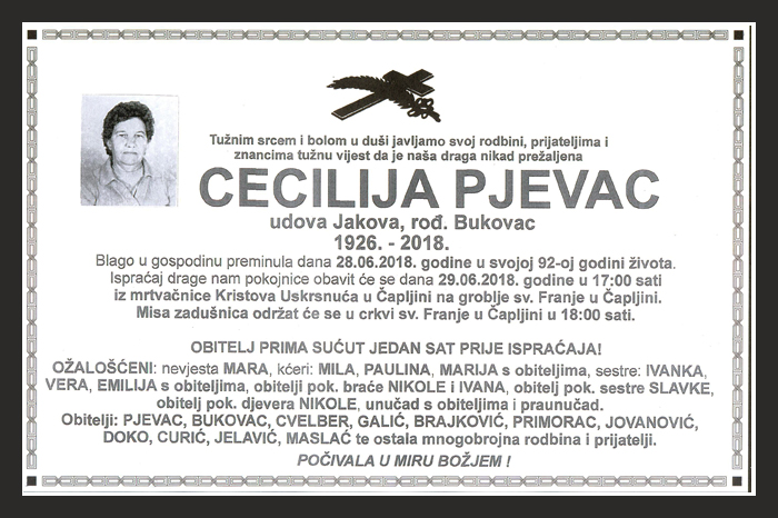 Cecilija  Pjevac