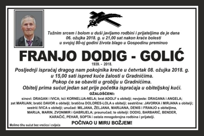Franjo Dodig –  Golić