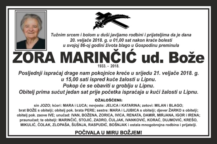 Zora  Marinčić