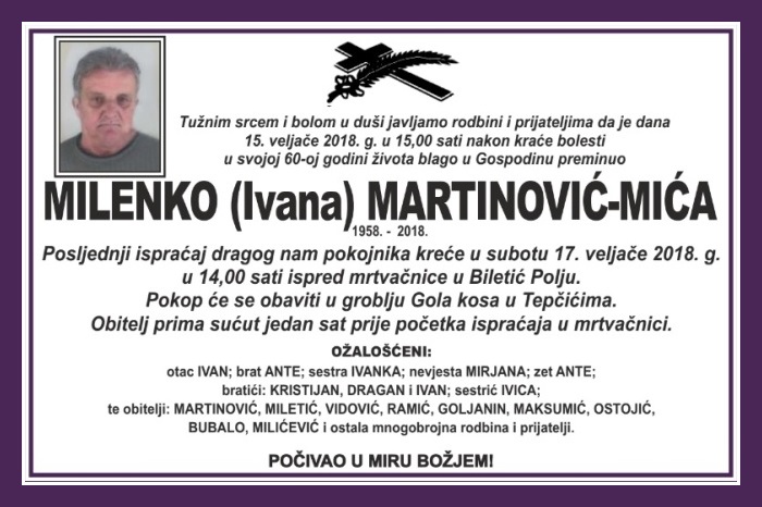 Milenko  Martinović-Mića