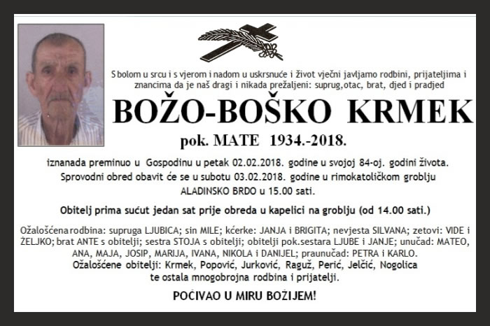 Božo – Boško  Krmek