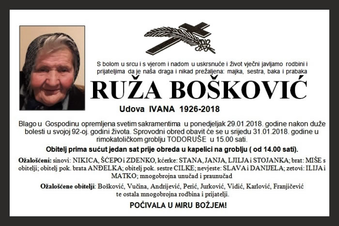 Ruža  Bošković