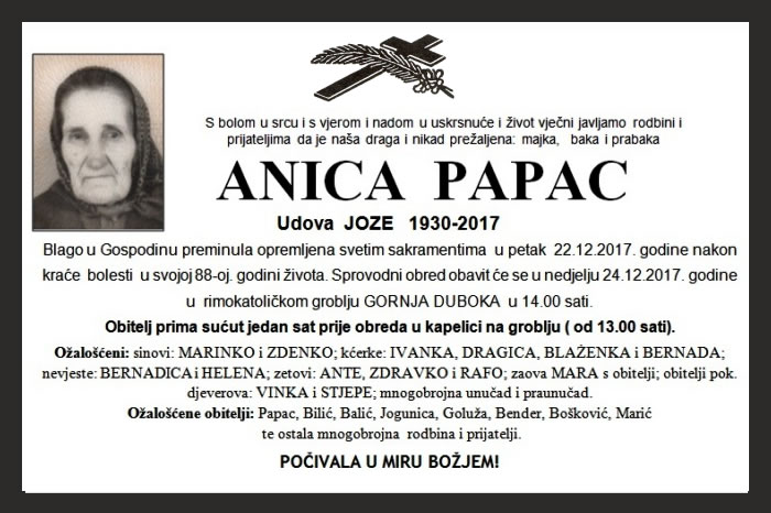 Anica  Papac