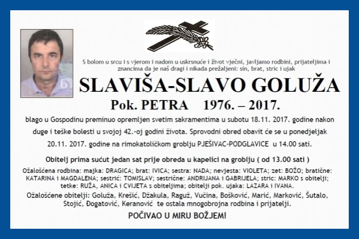 Slaviša-Slavo  Goluža