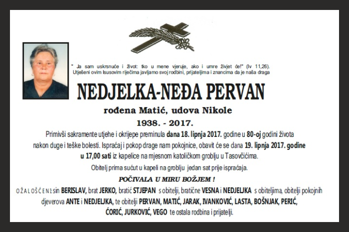 Nedjelka-Neđa  Pervan