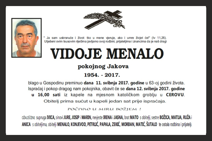 Vidoje  Menalo