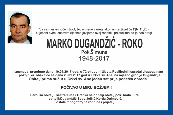 Marko Dugandžić –  Roko